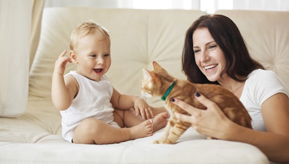 Zwierzęta domowe a nowy członek rodziny. Jak wychowywać dziecko w otoczeniu zwierząt?